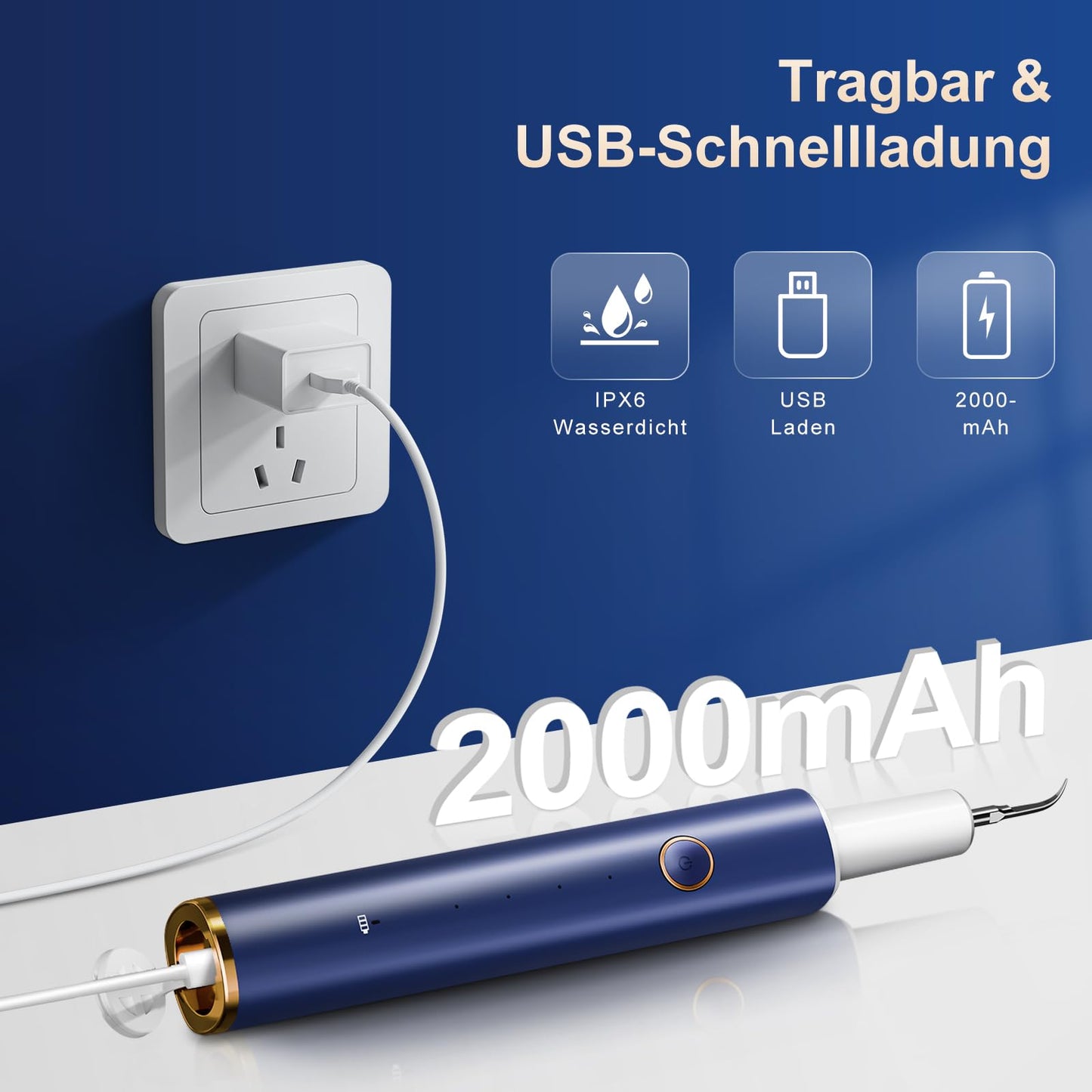 Love Begans Zahnsteinentferner Set Ultraschall Zahnreinigung