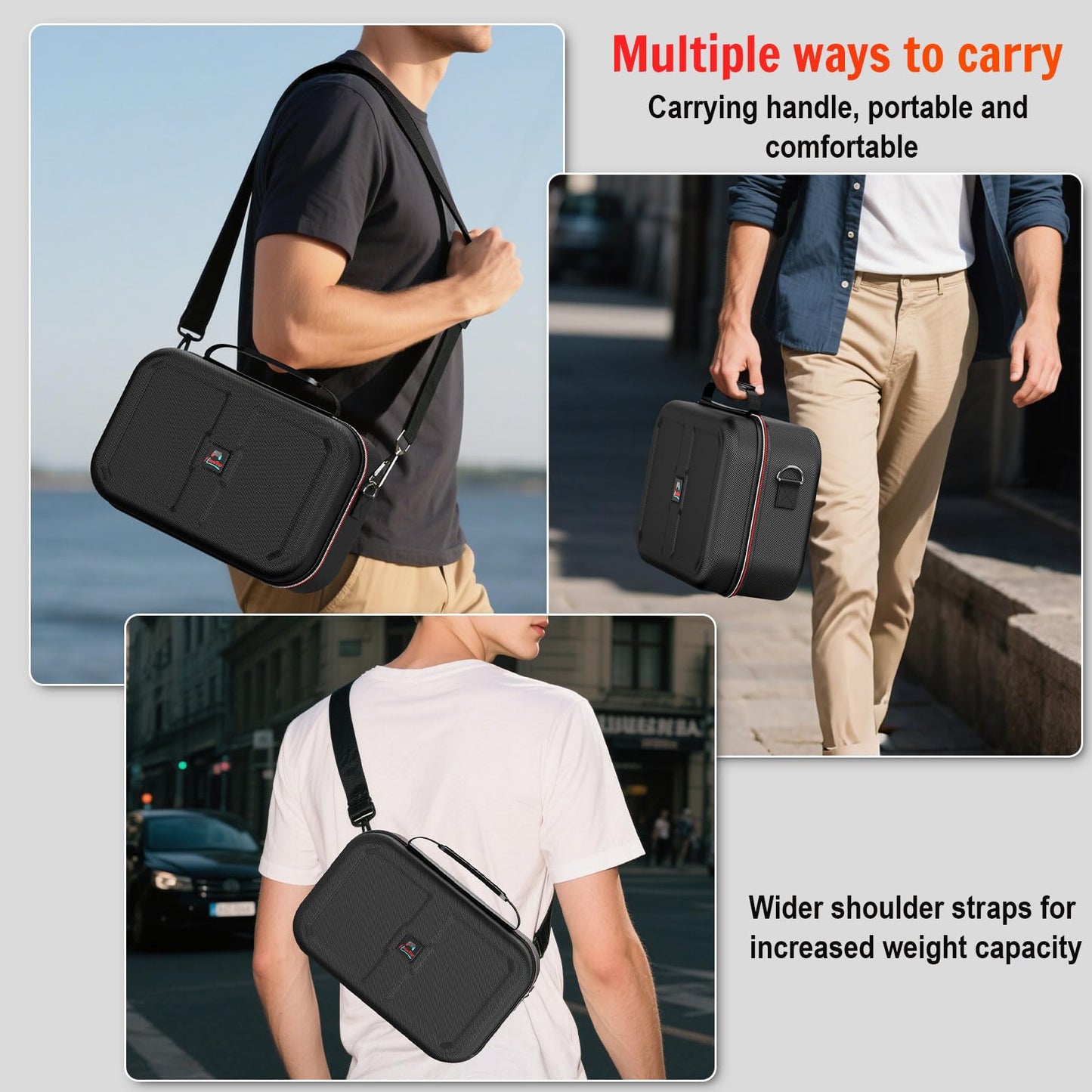 Nintendo Switch 2 Tasche wasserdicht stoßfest mit 18 Spielefächern