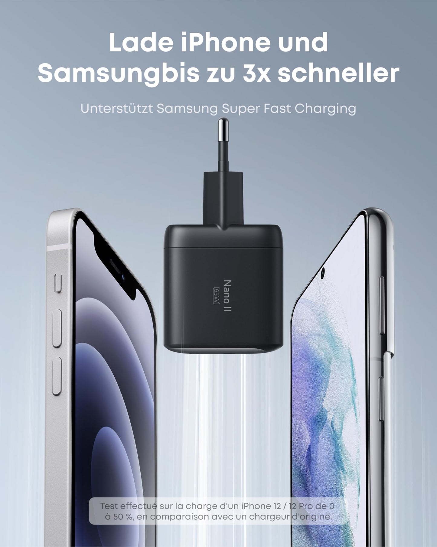 Anker Nano II 65W USB-C Ladegerät Schnellladegerät für Laptop & Handy