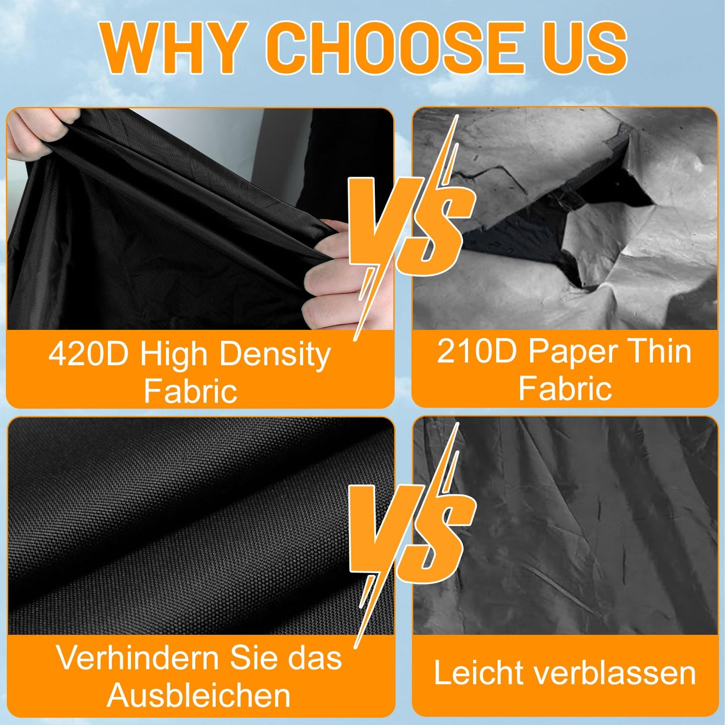 Hollywoodschaukel Abdeckung 180x120x160 cm Wasserdicht UV-Schutz Schwarz